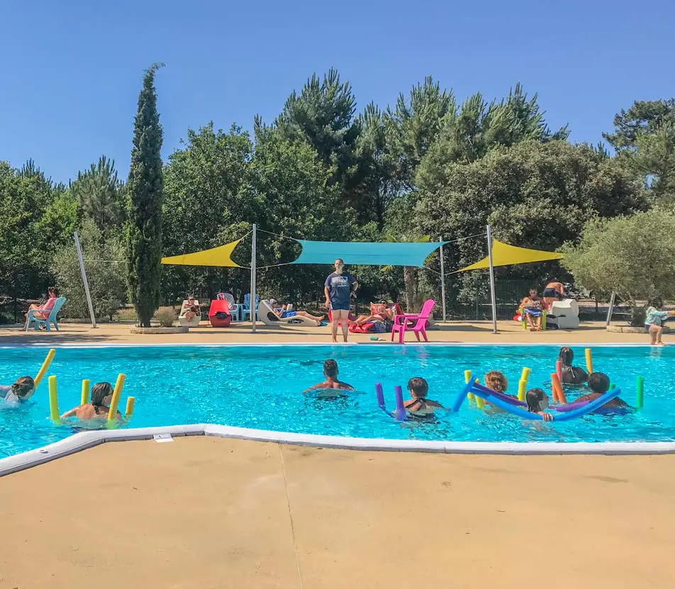 camping avec piscine lacanau