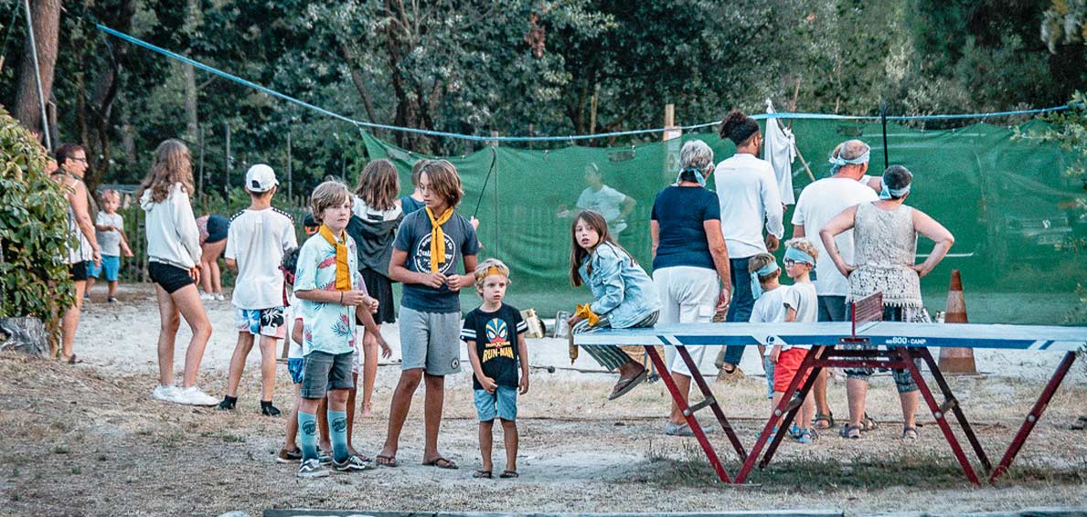 animations camping familial gironde